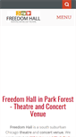 Mobile Screenshot of freedomhall.org